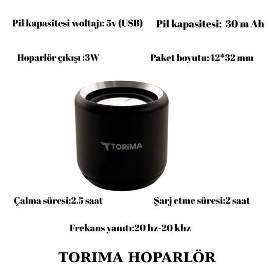 TORIMA MİNİ BLUETOOTH HOPARLÖR